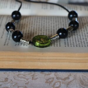 Black and green pendant